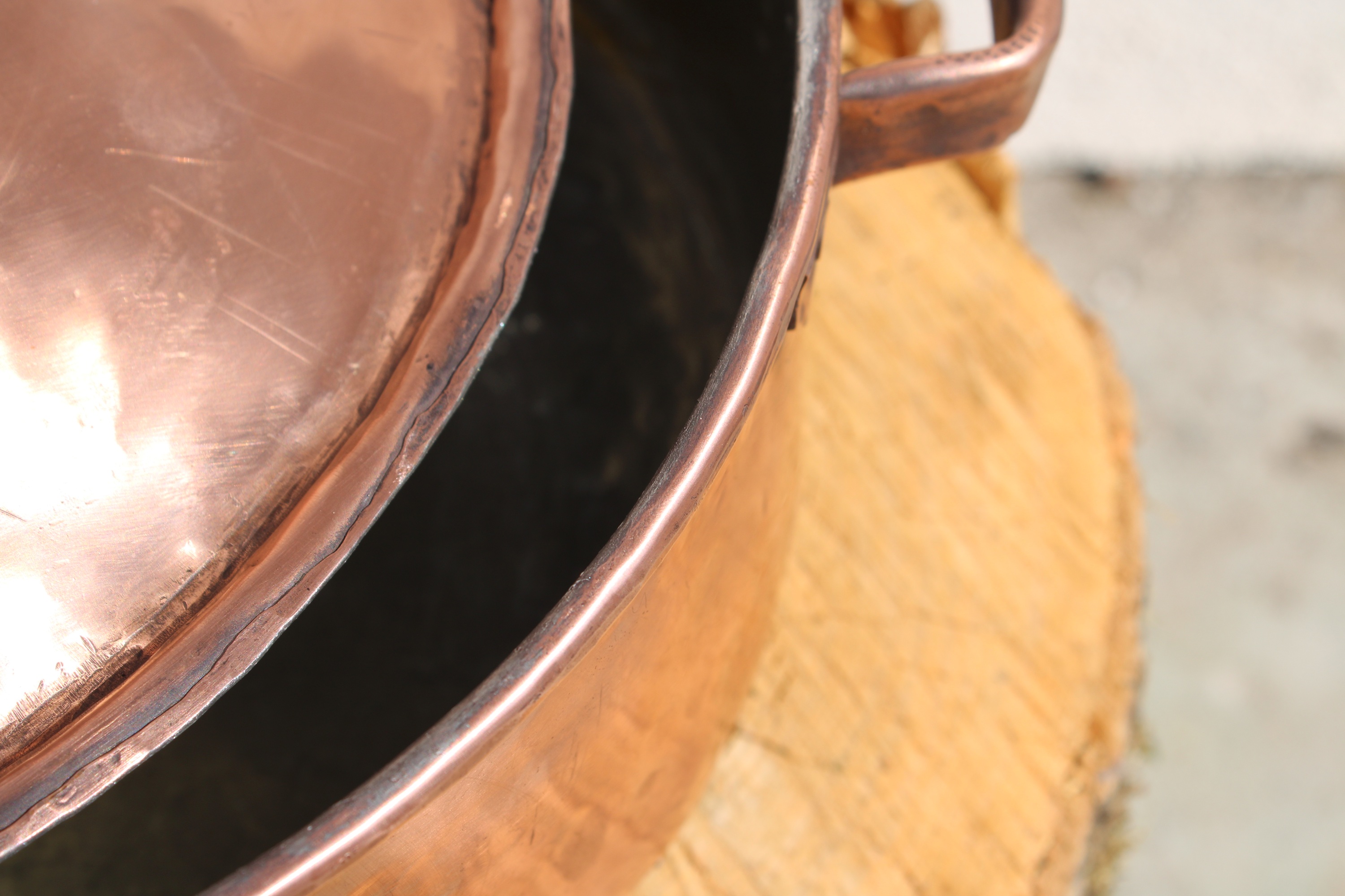 Handmade Copper Pot: Pasta, Soups, unique cookware, round pot, photo 5